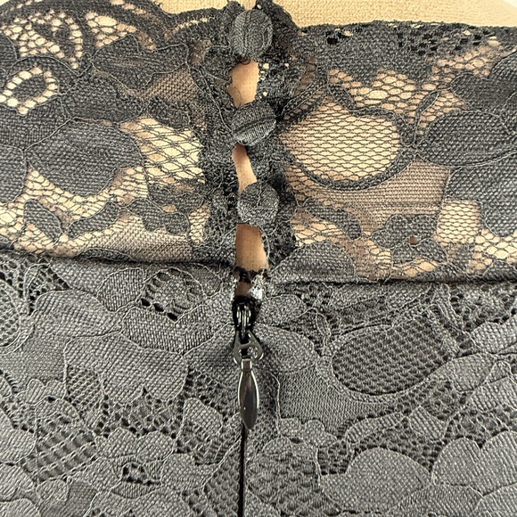 torrid Black Lace Midi Dress with Three-Quarter Sleeves - Picture 5 of 7